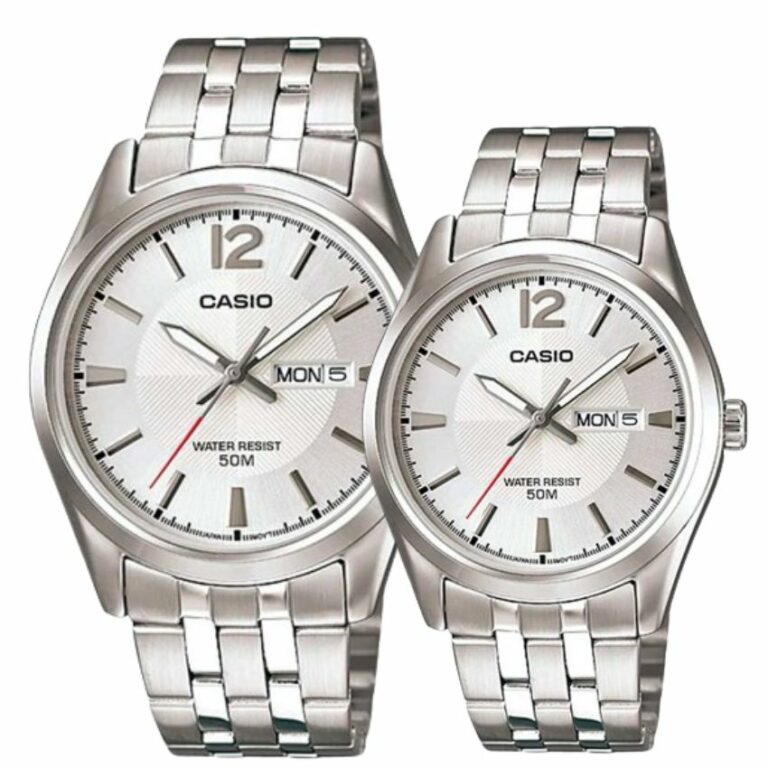 Casio His&Hers Stainless Steel Bracelet Watch