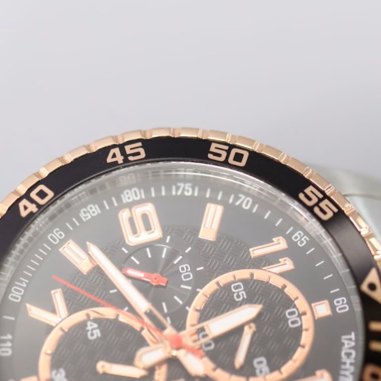 Invicta 14877 Men’s Specialty Chronograph Black Dial Two-Tone Watch