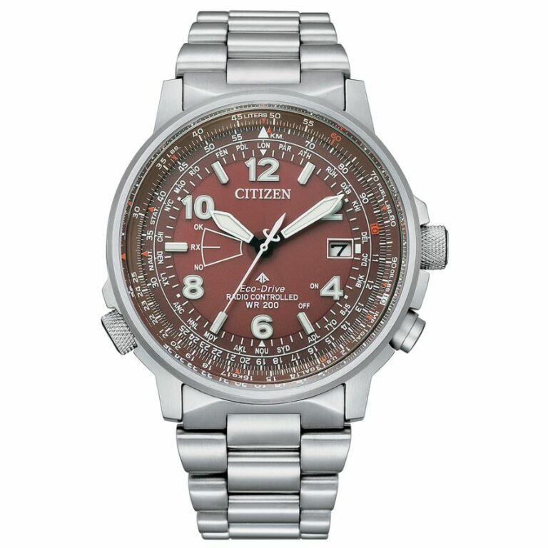 Citizen CB0241-85X Men’s Eco-Drive Radio Controlled Silver Bracelet Watch