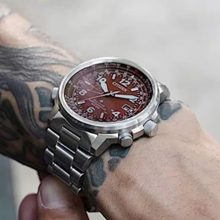 Citizen CB0241-85X Men’s Eco-Drive Radio Controlled Silver Bracelet Watch