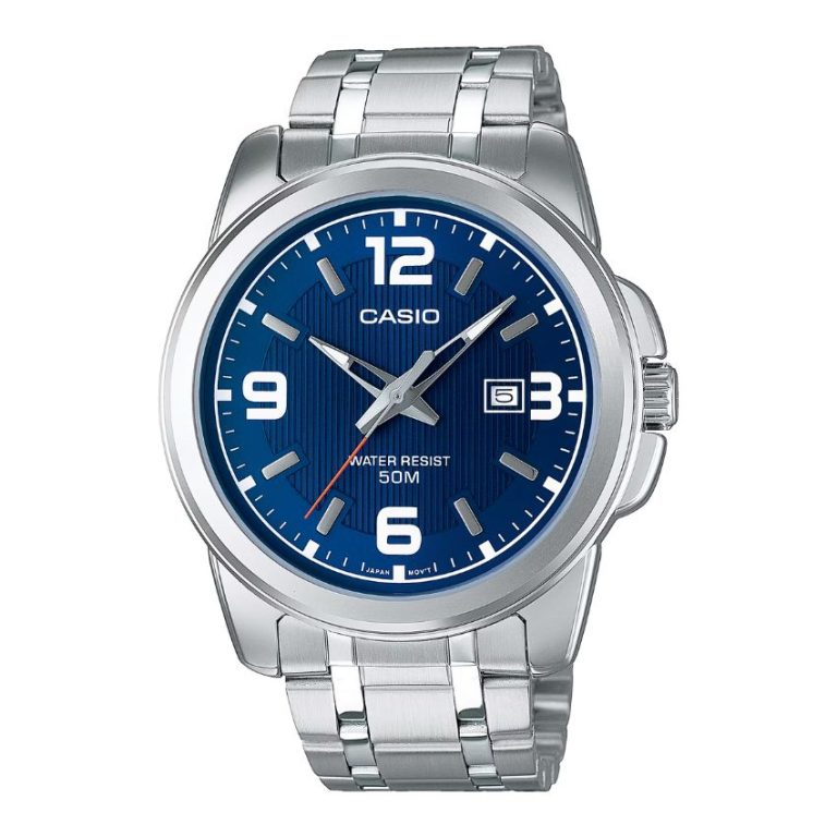 Casio MTP‑1314D‑2AVDF Men’s Classic Blue Dial Stainless Steal Band Watch