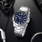 Casio Gent’s MTP-VD01D-2BVUDF Enticer Analog Blue Dial Watch