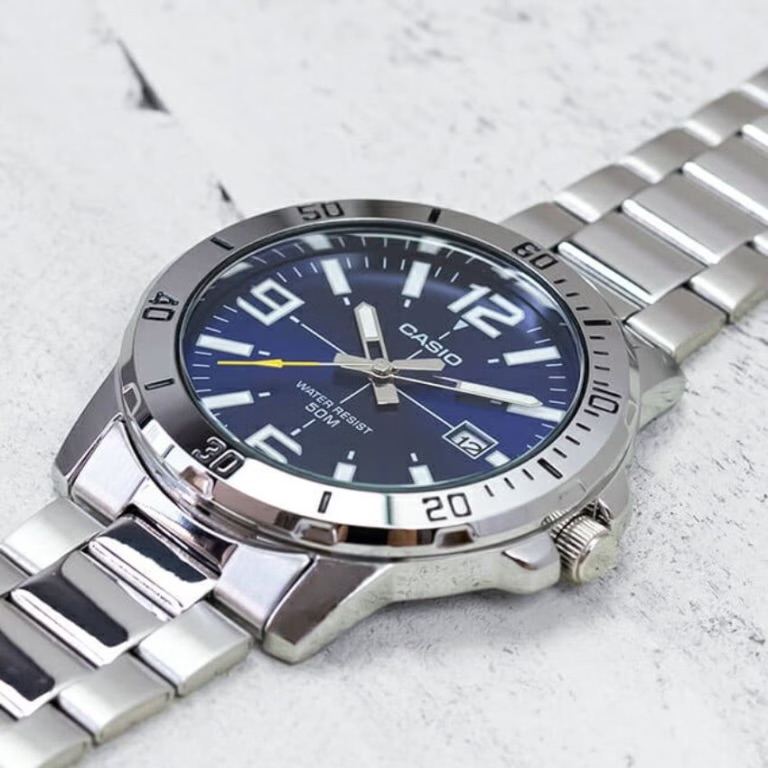 Casio Gent’s MTP-VD01D-2BVUDF Enticer Analog Blue Dial Watch