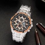 Casio Gent’s EF-539D-1A5VUDF Edifice Black Dial Stainless Steel Watch