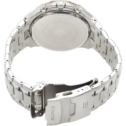 Casio Gent’s EF-539D-1A5VUDF Edifice Black Dial Stainless Steel Watch