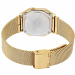 Casio A700WMG-9ADF Unisex Vintage Digital Gold Mesh Bracelet Watch