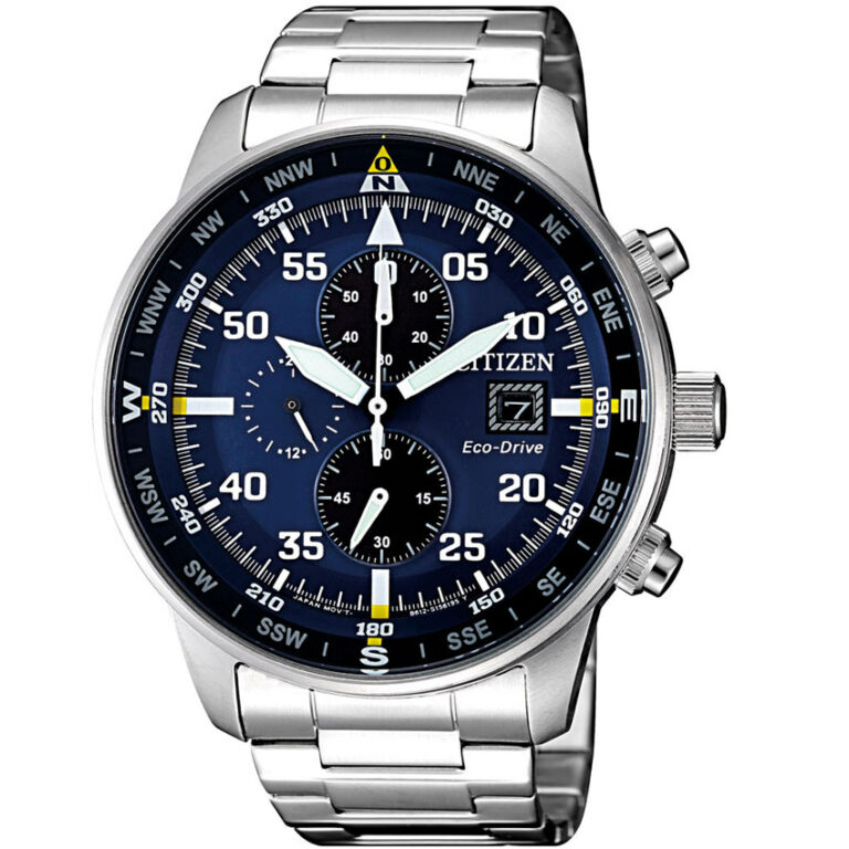 Citizen CA0690-88L Men’s Eco-Drive Chronograph Aviator 100m Pilot’s Watch