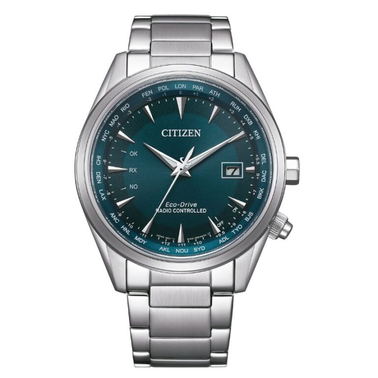 Citizen CB0270-87L Men’s Eco-Drive Blue Dial Radio-Controlled Stainless Steel Bracelet Watch
