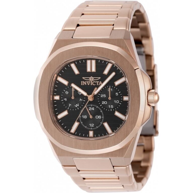 Invicta INV48524 Men’s Speedway Quartz Stainless Steel Case Rose Gold Dial Rose Gold Stainless Steel Bracelet Watch
