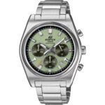 Casio Edifice EFB-730D-3AVUDF Men’s Green Dial Stainless Steel Chronograph Watch