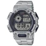 Casio AE1400WHD-1AV Men’s Quartz Illuminator World Time Stainless Watch