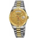 West End 6828.20.2708R Men’s Classic Automatic Champagne Dial Silver Bracelet Small Watch
