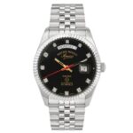 West End 6868.10.2900R Men’s Classics Automatic Black Dial With Zircon Markers