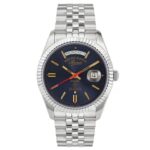 West End 6868.10.3226R Men’s Automatic Blue Dial Silver Tone Case Watch