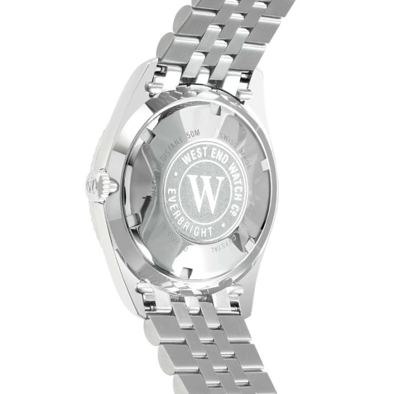 West End 6868.10.3226R Men’s Automatic Blue Dial Silver Tone Case Watch