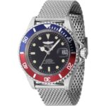 Invicta 47721 Men’s Pro Diver Automatic Blue/Red Bezel Mesh Bracelet Watch