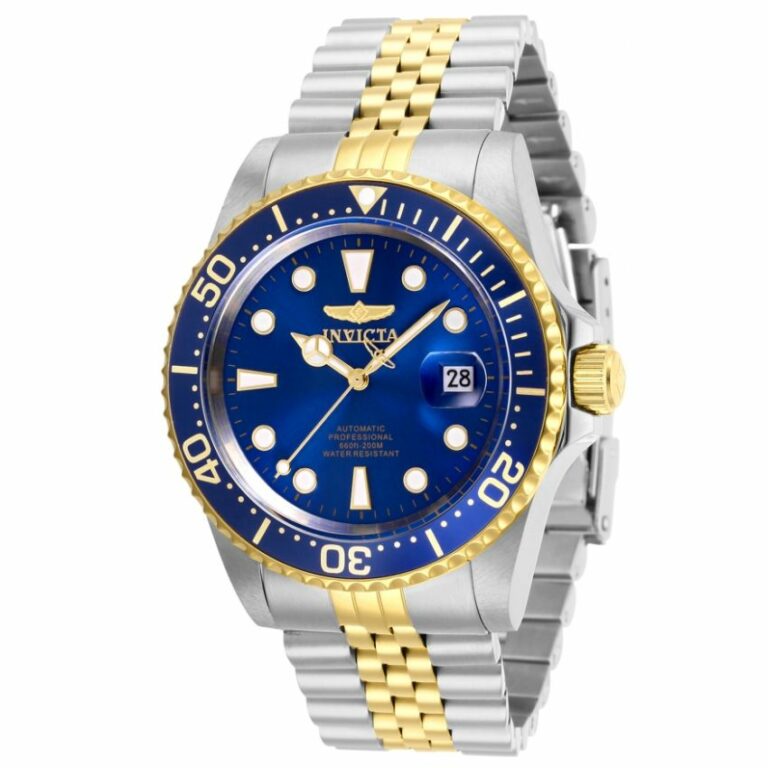 Invicta INV30093 Men’s Pro Diver Automatic Blue Dial Two-Tone Bracelet Watch