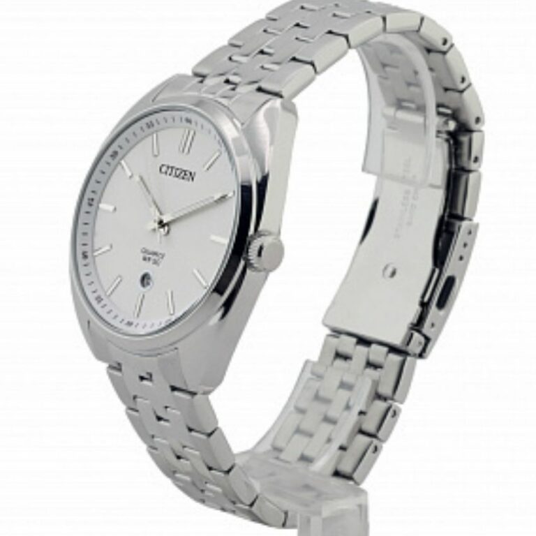 Citizen BI5090-50A Men’s Analog White Dial Silver Bracelet Quartz Watch