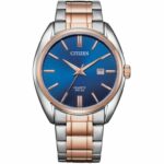 Citizen BI5104-57L Men’s Blue Dial Rose Gold Two Tone Bracelet Watch