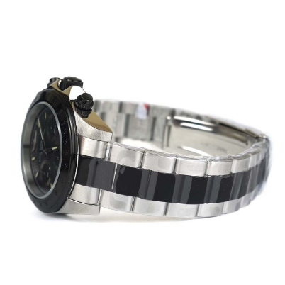 Invicta 6934 Unisex Speedway Collection Chronograph Black/Silver-Tone Stainless Steel Watch