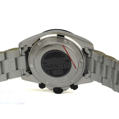 Invicta 6934 Unisex Speedway Collection Chronograph Black/Silver-Tone Stainless Steel Watch