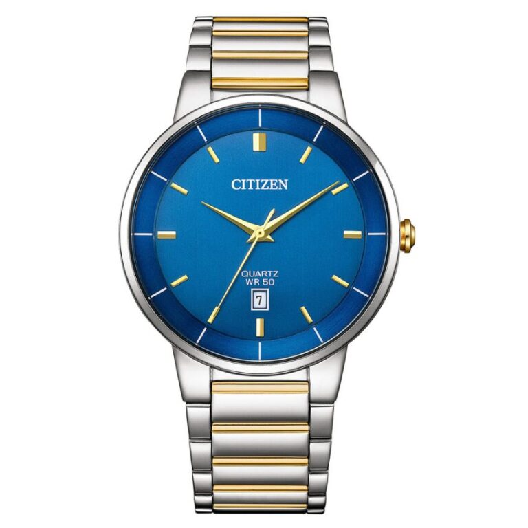 Citizen BI5124-50L Men’s Blue Two-Tone Bracelet Watch