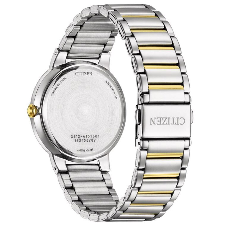 Citizen BI5124-50L Men’s Blue Two-Tone Bracelet Watch