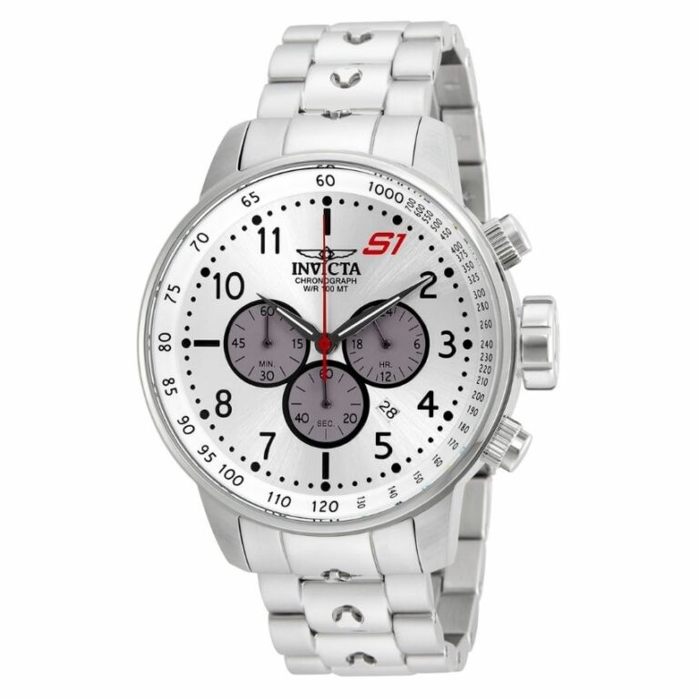 Invicta 23083 Men’s S1 Rally Chronograph Silver Steel Quartz Watch