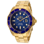 Invicta 14357 Men’s Pro Diver 18k Gold Ion-Plated Watch
