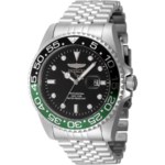 Invicta 48387 Men’s Pro Diver Black Dial Green/Black Bezel Watch