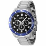 Invicta 46040 Men’s Pro Diver Silver Stainless Steel Quartz Watch