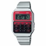 Casio CA-500WE-4BDF Men’s Calculator Watch With Stainless Steel Strap