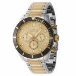 Invicta 46049 Men’s Pro Diver Two-Tone Stainless Steel Quartz Watch