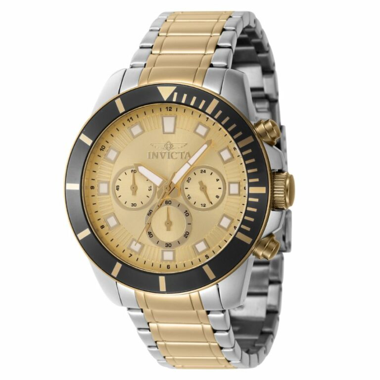 Invicta 46049 Men’s Pro Diver Two-Tone Stainless Steel Quartz Watch