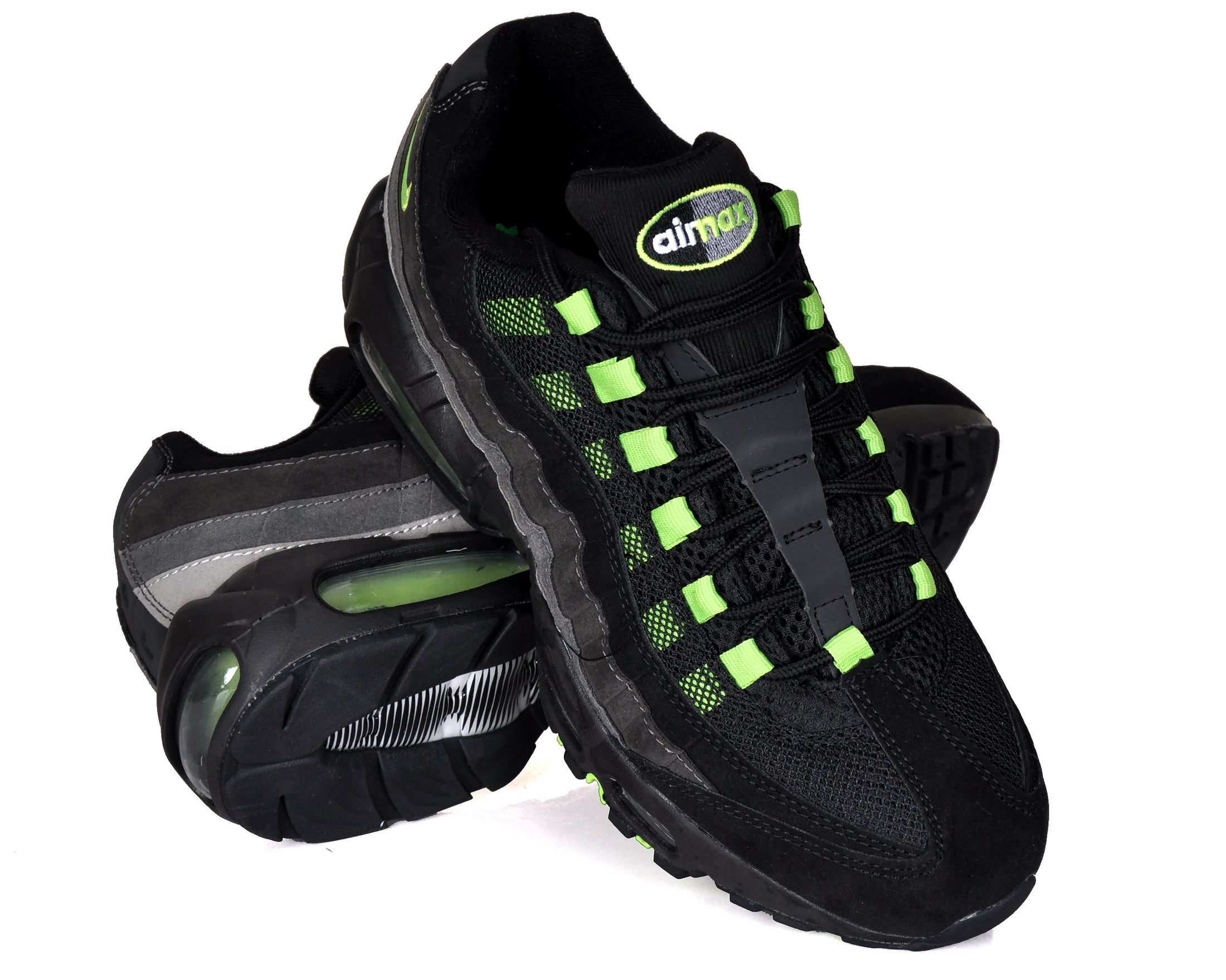 Nike Air Max Plus TN Black green hook sneakers for men