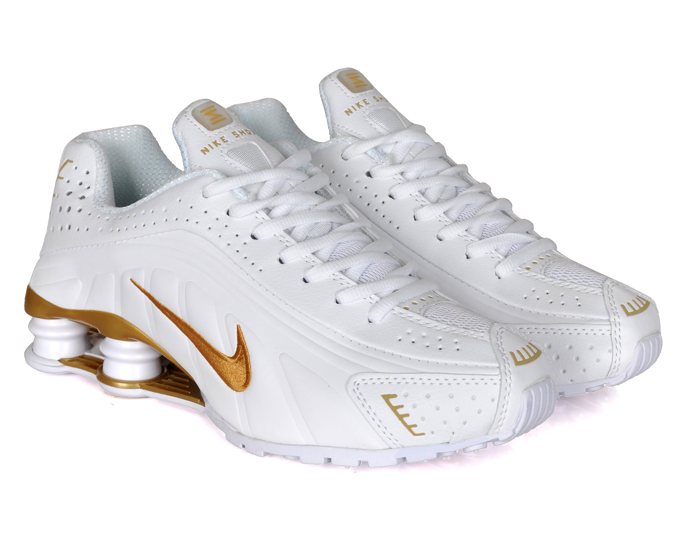 Nike Shox CL Premium White-Metallic Gold Men’s