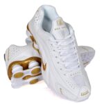 Nike Shox CL Premium White-Metallic Gold Men’s