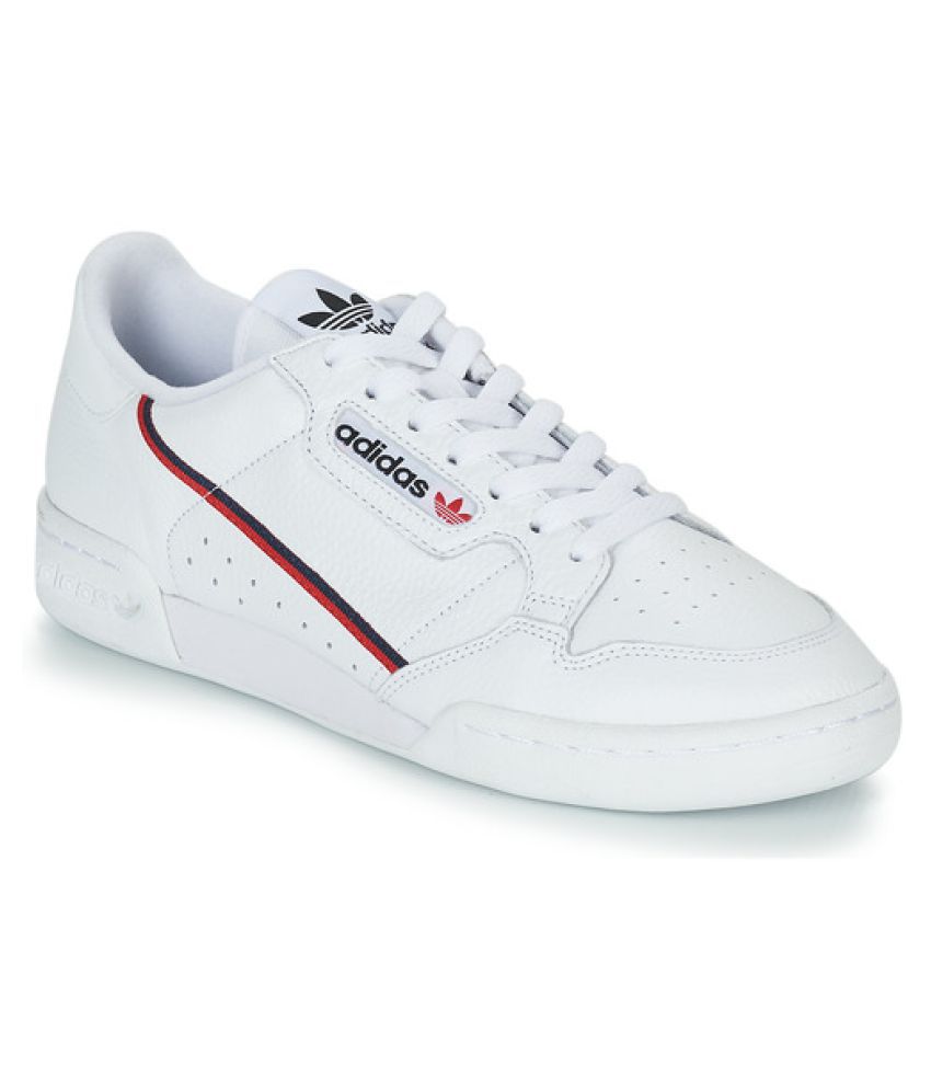 Adidas Continental 80 Vegan White Collegiate Navy Scarlet