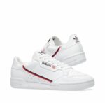 Adidas Continental 80 Vegan White Collegiate Navy Scarlet