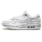 NIKE AIR MAX 1 ‘SKETCH SCHEMATIC – WHITE’