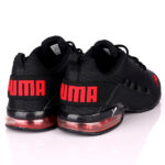 Puma Axelion block mens running shoes | Black Red