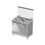 Large Capacity Gas Cooker with 5 Cooktop Burners