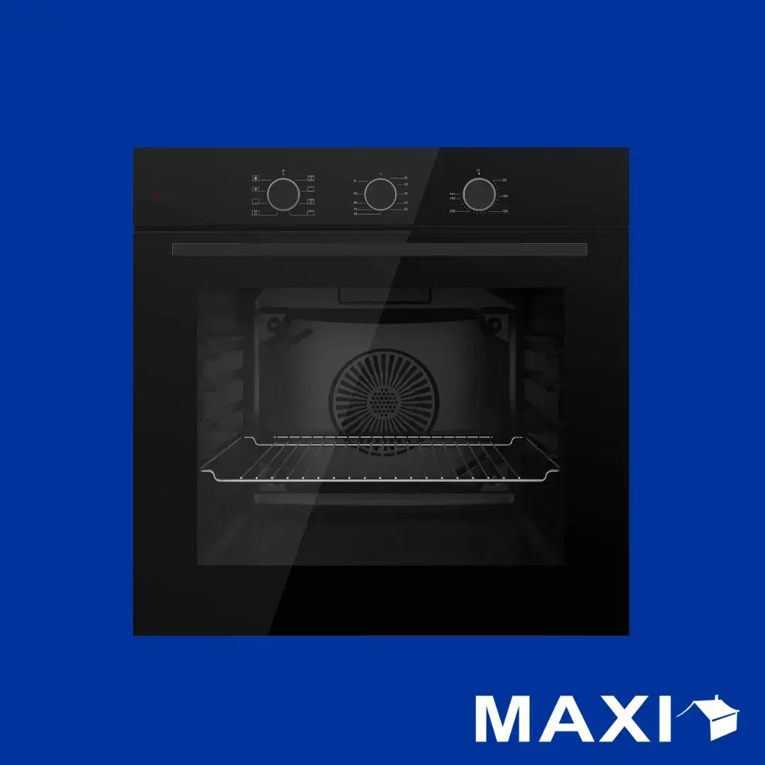 Maxi Electric Built-in Oven 60CM (QBP7BL) Black