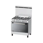 Large Capacity Gas Cooker With 4 Cooktop Burners And 2 Electric Hotplates