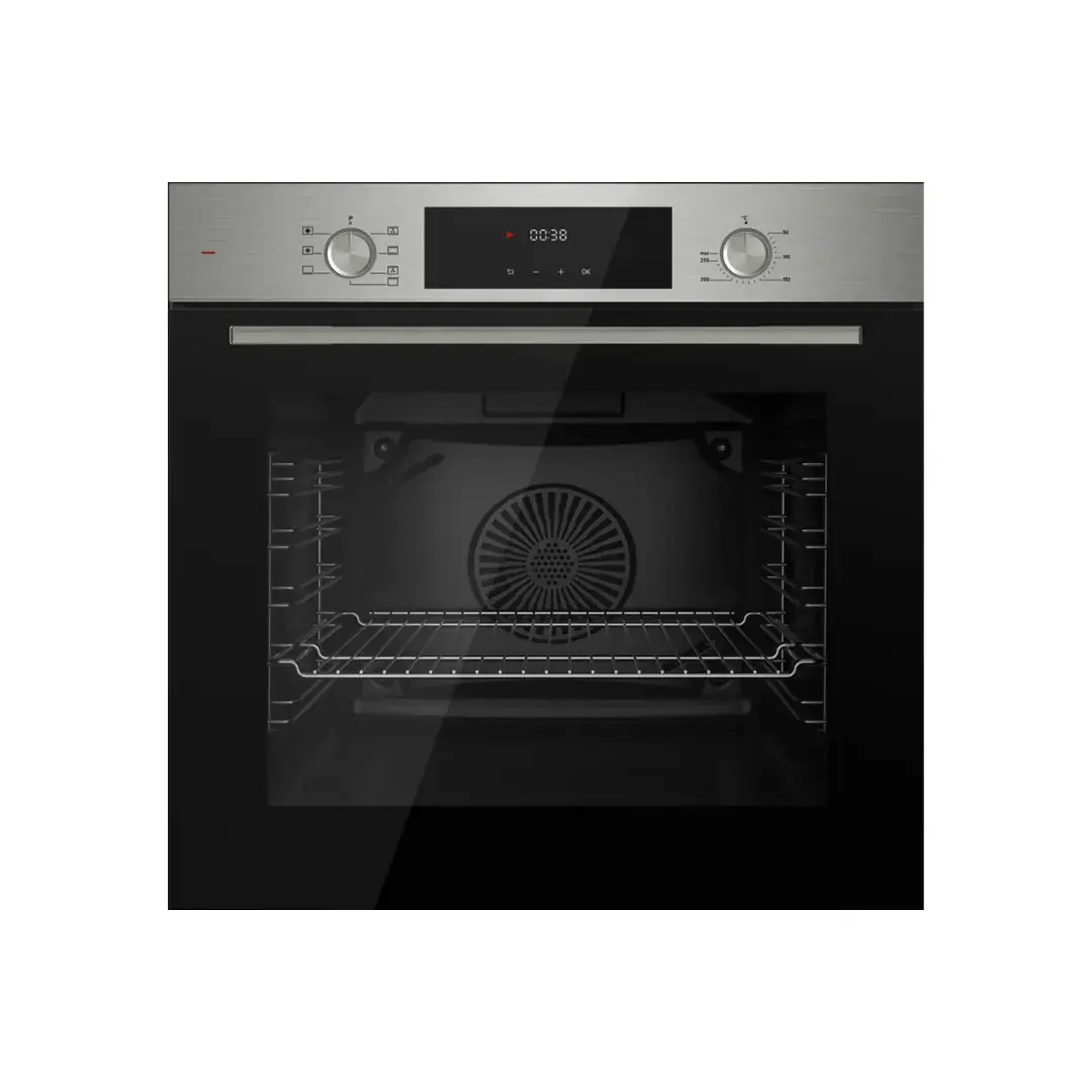 Maxi Electric Built-in Oven 60CM (QBP7SSD) Black & Stainless Steel