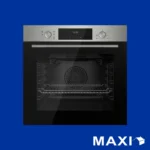 Maxi Electric Built-in Oven 60CM (QBP7SSD) Black & Stainless Steel
