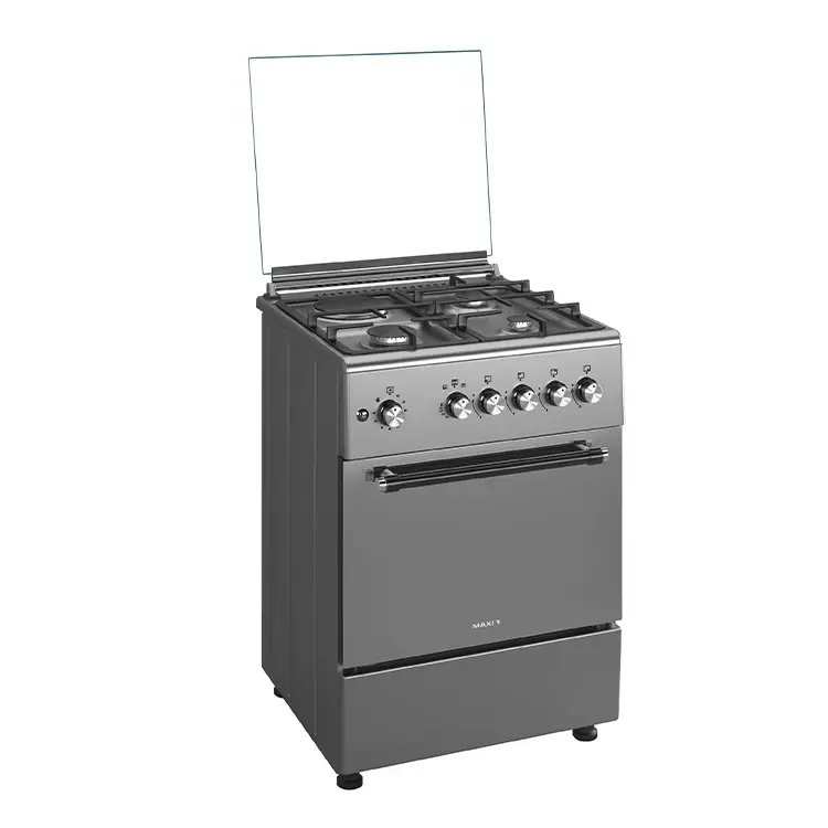 Maxi Gas Cooker 60×60 CM (3+1) Burners IGL Inox (TR)