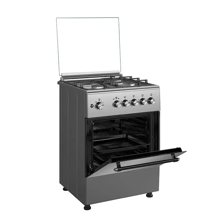 Maxi Gas Cooker 60×60 CM (3+1) Burners IGL Inox (TR)