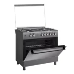 Maxi Gas Cooker 60×90 CM (4+2) Burners Matte Inox (TR)