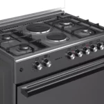 Maxi Gas Cooker 60×90 CM (4+2) Burners Matte Inox (TR)